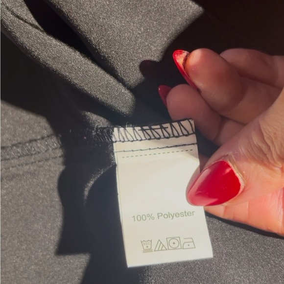 SHEIN Black Blouse with Gold Floral Accents - Picture 8 of 8